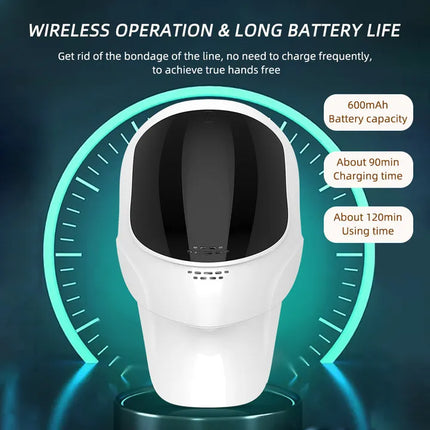 Wireless Face With Neck 7 Colors LED Photon Beauty Mask Red Light Facial Rejuvenation LED Mask Skin Tighten Skin Care Tool
