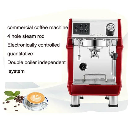 Household 220v Coffee Maker CRM3200C/D Commercial Italian Semi-automatic Coffee Machine Freshly Ground Espresso Milk Tea Coffee