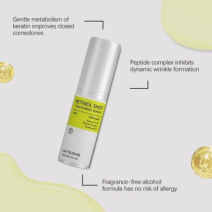 Retinol Wrinkle Remover Cream Shot Tightening Firming Fine Line Enhancer Moisturizing Pore Shrinking Repair Serum Skin Care Set