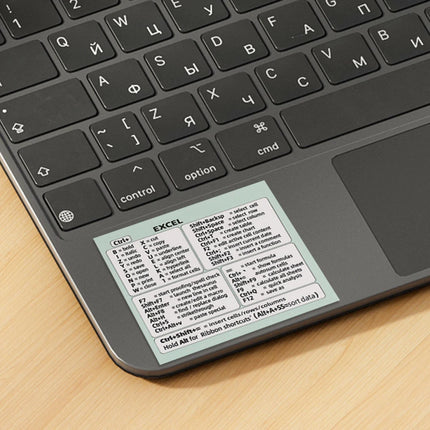 New Computer Keyboard Shortcut Reference Sticker Adhesive for PC Laptop Macbook Desk PS Word Excel Clear Shortcut Key Stickers