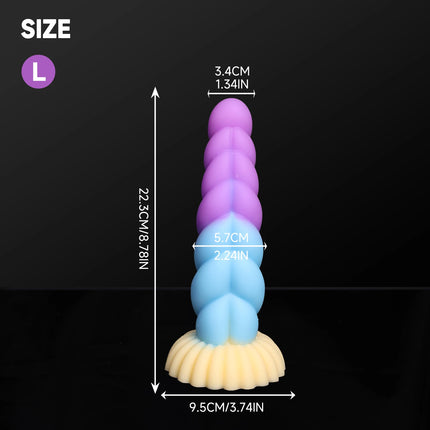 Knot Dildo Silicone Penis G-spot Stimulation Monster Dildo Anal Plug for Women Dragon Dildos Prostate Massager Female Sex Toys