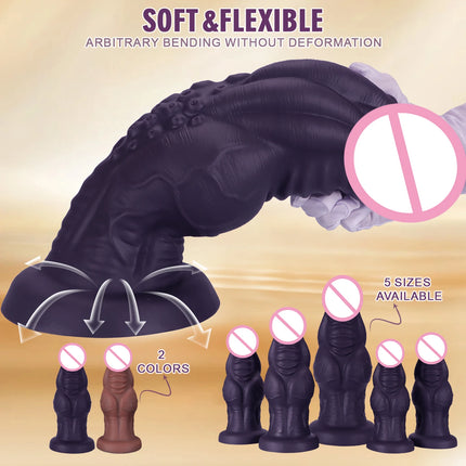 S-XXL Huge Anal Plug Liquid Silicone Soft Conical Butt Plug Big Anal Dildos for Women Men G-spot /prostate Massage 18+ Sex Toys