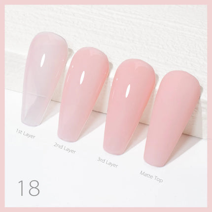 9ml CANNI Nail Gel Polish HEMA FREE TPO FREE French Nail Design Rubber Base Gel Builder Nail Gel In Bottle Semi Permanent Gel