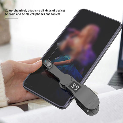 Digital Auto Screen Clicker Automatic Phone Screen Tapper 180° Rotation USB Clip-on Clicker Simulation Finger Continuous Click