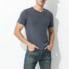 Gray V neck / L