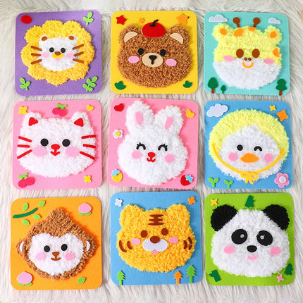 Creative DIY Arts Crafts Cute Animal DIY Educational Sewing Kit DIY Doll Sewing Toys for Beginners Arts and Crafts