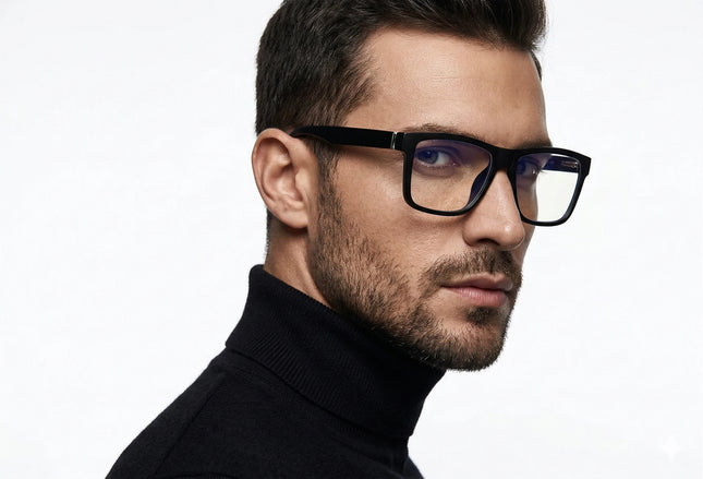 JMISUS Square Progressive Multifocal Glasses for Men Photochromic Lenses for Near and Far Vision Prescription Sunglasses Outdoor