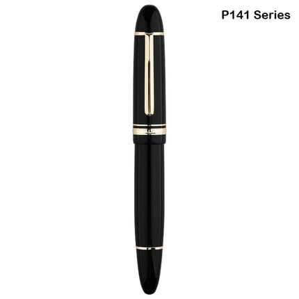 MAJOHN P140 Transparent Fountain Pen Sun Nib Metal Copper Piston Light Resin Body PK X159 9019 Stationery School Supplies