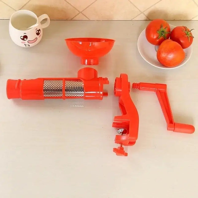 1 Pc New Kitchen Gadget Multi-function Hand-shake Safe Tomato Juice Producer Kitchen Home Cooking Appliances DIY Tomato Press