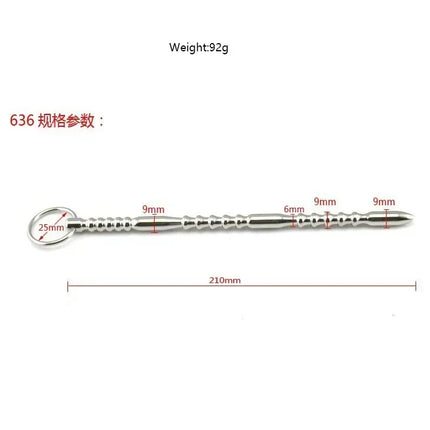 Massage Wand Urethral Sound Dilators Stimulation Catheter Beads  Penis Plug Insert Male Masturbator Horse Eye Sticks BDSM Penis