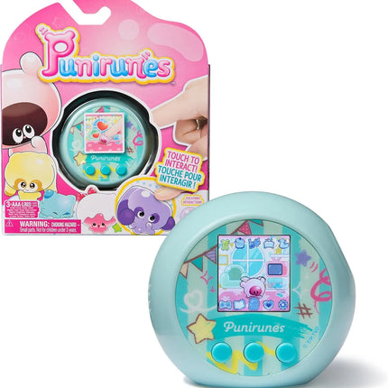 Spin Master Punirunes,Interactive Digital Toy with 55 Squishy Characters Inside,Reacts to Touch,Color Display, Kids Toys