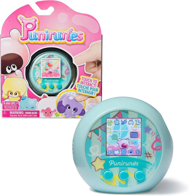 Spin Master Punirunes,Interactive Digital Toy with 55 Squishy Characters Inside,Reacts to Touch,Color Display, Kids Toys