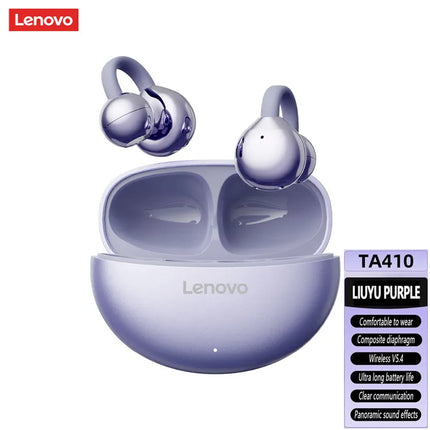 Lenovo Wireless Bluetooth 5.4 Earphones TWS Panoramic Sound Effects Ultra Long Battry Life Headphones Comfortable To Wear TA410