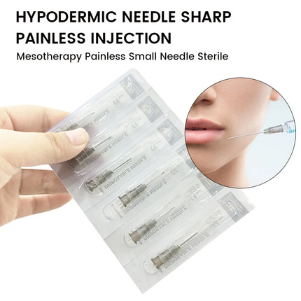 Fine Needle Painless Irrigator 18G 25G 31G 32G 34G 1.5mm Disposable Syringes Eyelid Lip Face Beauty Tool