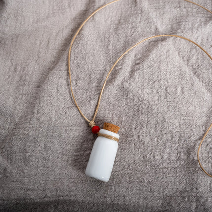 Ceramic bottle Necklaces Pendants Wholesale For Women Ladies Gift Necklace Retro Accessory Jewelry #Z600