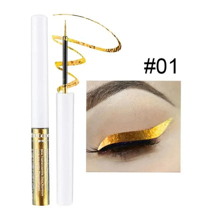 Chameleons Eyeliner Liquid Pearl Gloss Shiny Metallic Eyeshadow Liner Multi Chrome Color Aurora Eye Makeup Glitter Pigment