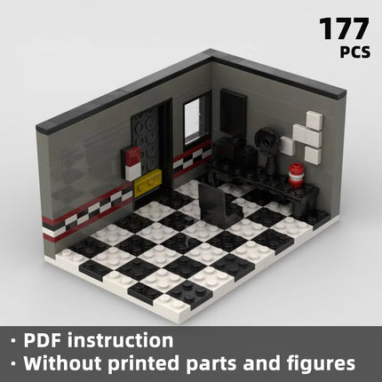 Pizzeria Retro Fantastic - 298 Piece Building Blocks MOC