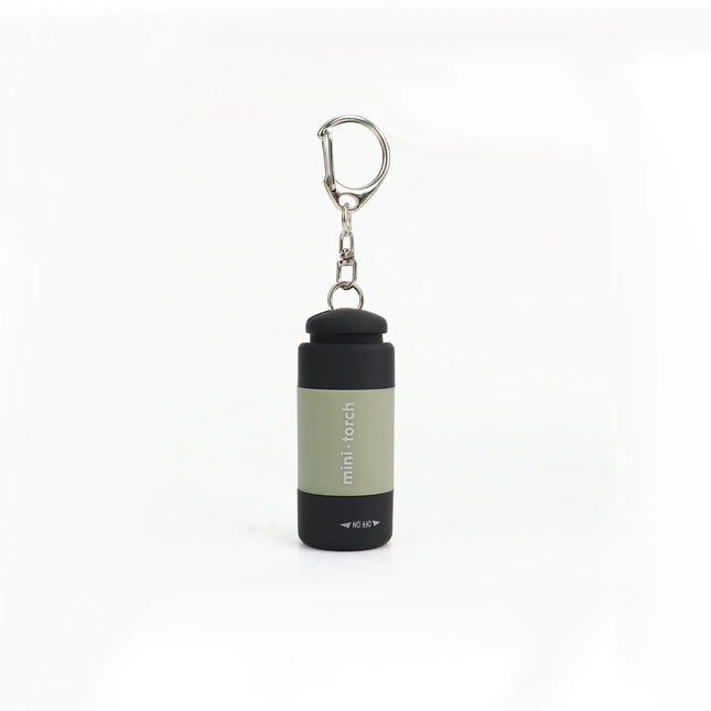 Micro LED Strong Light Pocket Keychain Flashlight USB Rechargeable Waterproof Outdoor Hiking Camping Mini Flashlight Pendant