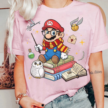 Super Mario Shirt Epic Universe Universal Studio T-shirt 2026 Summer New Men Woman Fashion Overszied Street Y2K Cotton T-shirts