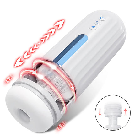 Automatic Male Masturbator Cup Realistic Vagina Pocket Pussy Penis Blowjob Machine Masturbation Sex Toy For Men Adult Supplies