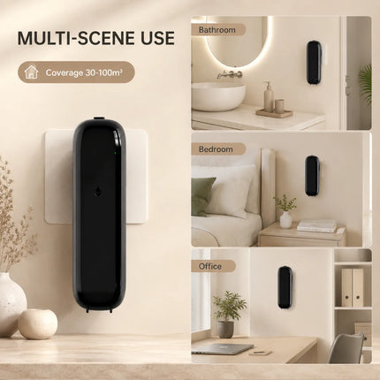NAMSTE Smart Bluetooth Aroma Diffuser Machine Wall Mounted  Waterless Plug in Scent Machine for Home Office Bathroom Corridor