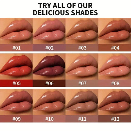 12 Colors Liquid Lipstick Moisturizing Make up Beauty Jelly Lip Waterproof Long lasting Cosmetics Korean makeup Matte lipstick