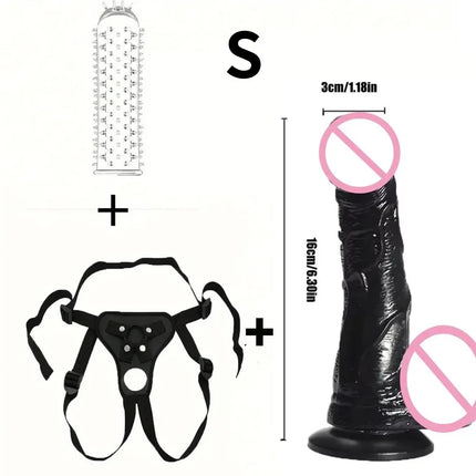 G Spot Stimulator Wearable Strap on Penis for Lesbian Adult Standard Size Panties Strap on Dildo Pants Strap Sex Toys for Women
