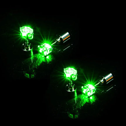 1/5Pair LED Earring Bar Club Glowing Earring Girl Women Ear Accessories Light Up Bling Ear Stud Gogo Dance Fashion Jewelry
