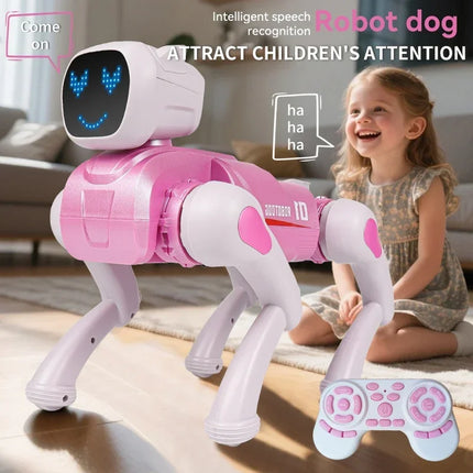 AI Smart Robot Dog X1 Voice Control LED / Chien Robot IA X1 Commande Vocale LED