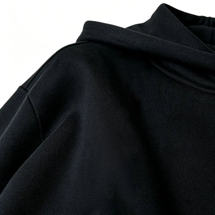 Gothic Skull Thorn Fleece Hoodie / Hoodie Polaire Crâne Gothique