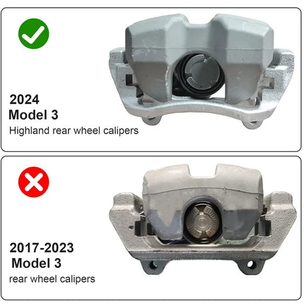 For Tesla Model 3 highland 2024 4Pcs Brake Caliper Cover Fit 18 19 Inch Wheel Hub Car Modification Decoration Accessories