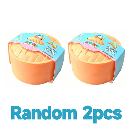 Viral Hidden Design 1-4Pcs Glitter Bead Dumpling Squishy, Blind Box with Box, Realistic Bun & Dumpling Squeeze Toy, Stress Relie