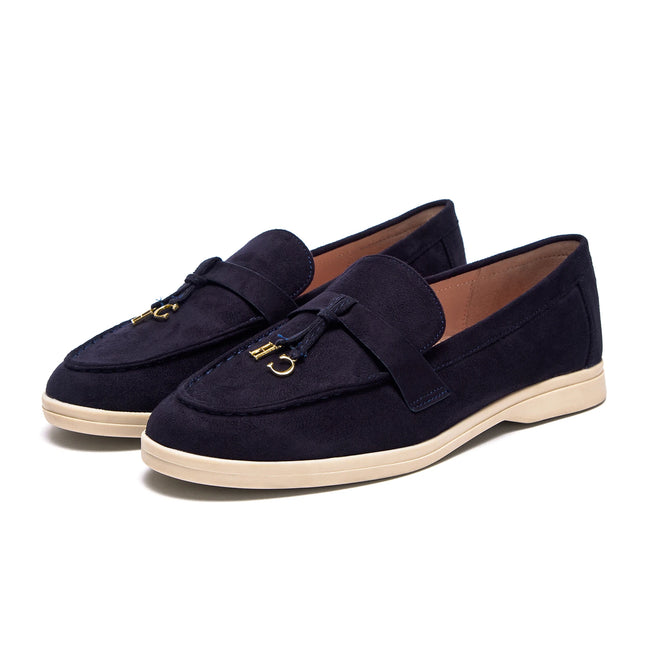 CHCH Women's Flat Shoes Autumn New Anti Velvet Single Shoes Classic Round Head Women's loafers