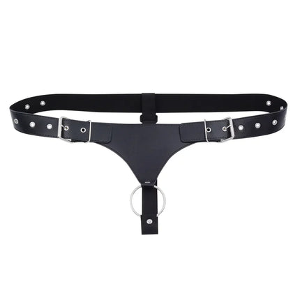 Men Underwear Chastity Pants Prosthetic Penis Exotic Briefs Sex Toys For Man Belt Wear Pants Lock Essence Ring Delay Ring