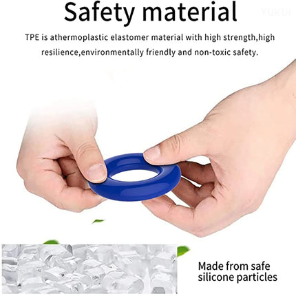 3 Pcs/Set Stretchy Cock Lock Ring Penis Enhancer Stay Hard Beaded Rings Delay Ejaculation Penis Trainer Sex Toys For Couple ring