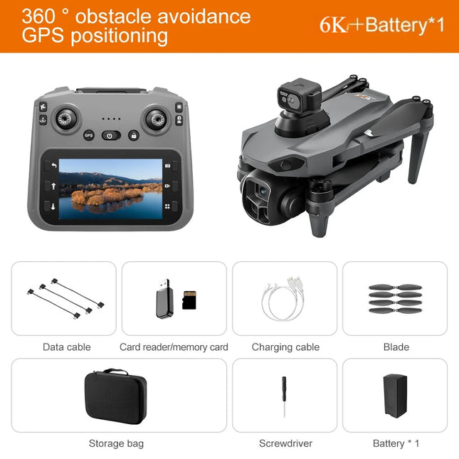 Lenovo V916MAX Drone 8K Dual Camera 5G WIFI FPV Large Screen Remote Control Foldable RC Quadcopter