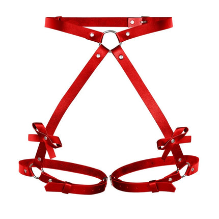 Women Fashion Sexy PU Leather Harness Belts Punk Bdsm Bondage Belt Gothic Fetish Couple's Date Erotic Accessories