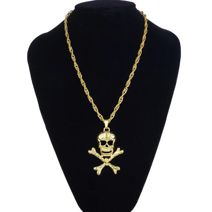 Golden Plated Hip Hop Rock Necklace Stainless Steel US Dollar Money Sign Pendant Necklace Mens Women Jewellery Gift