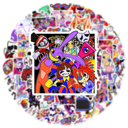 10/30/60pcs The Amazing Digital Circus Anime Stickers Waterproof Graffiti Skateboard Notebook Phone Cute Decoration Decals Toys