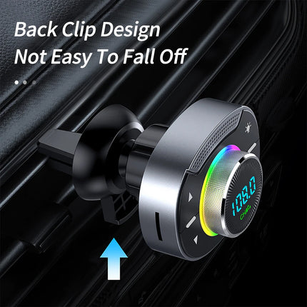 New T86 Car Bluetooth-compatible 5.0 FM Transmitter MP3 Music Player PD 30W QC3.0 Fast Charger Wireless Handsfree Audio Receiver