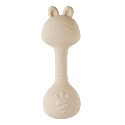 Baby 0-12 Months Rattle Toys Silicone Chewing Dumbbel Baby BPA Free Teether Toys Newborn Rattle Toys Infant Teething Gift Rattle