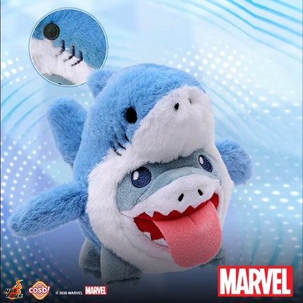 Marvel Cosbi Jeff The Land Shark Blind Box Mini Plush Collect Figures model Plush Keychain backpack charm pendant plush toy gift