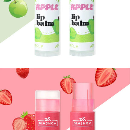 6  flavors of fruit moisturizing lipstick Moisturizing and moisturizing lip mask desalination lip mask lip balm