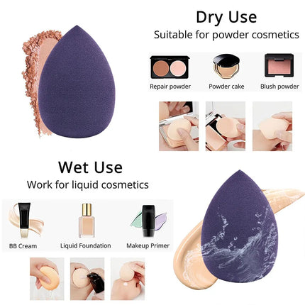 1/4/8pcs makeup sponge blender beauty egg blow cosmetic soft foundation sponges powder blow female make up accessories beauty to