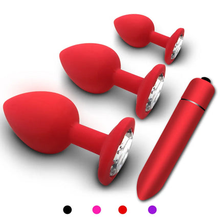 S/M/L  Anal Butt Soft Silicone Plug Prostate Massage Stimulator For Couples Adult Erotic Anal plug Sex Toys for Women Men Gay