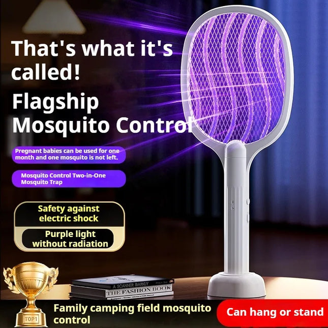 2 in 1 electric mosquito killer mosquito lamp with violet light mosquito trapping USB rechargeable portable mosquito killer
