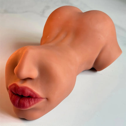 Rubber Vagina Ass Deep Throat Male Masturbator Handheld Pocket Pussy Realistic Vaginal Tight Anal Soft 3 in 1 Blowjob Sex Toys