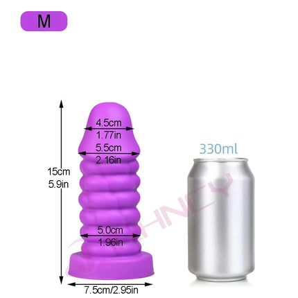 S-XXXL Huge Anal Dildos Soft Silicone Butt Plug Big Anal Plug with Suction Cup G-spot/prostate Massage 18+ Masturbate Sex Toys