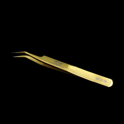 100% Original VETUS Tweezers MCS Series New Style Premium Eyelashes Tweezers Super Fine Tip Improve for 3D 6D Lashes Extensions