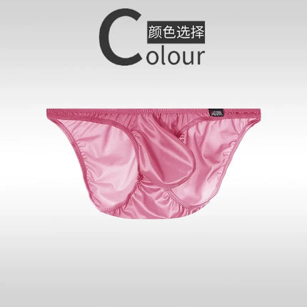 Clearance Sale Underwear men's briefs personalized Shining underwear man black Red Blue party Underwear